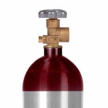 New 15 Cu Ft Aluminum Argon Cylinder Tank