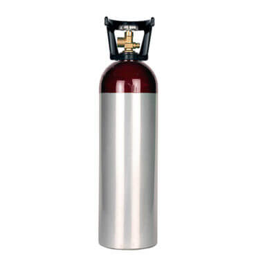 Gas Cylinder Source 60 cu ft aluminum helium cylinder